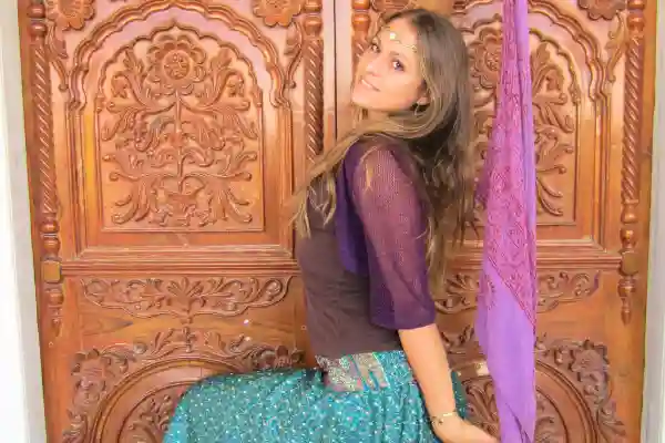 Indien - Marina im traditionellem Gewand
